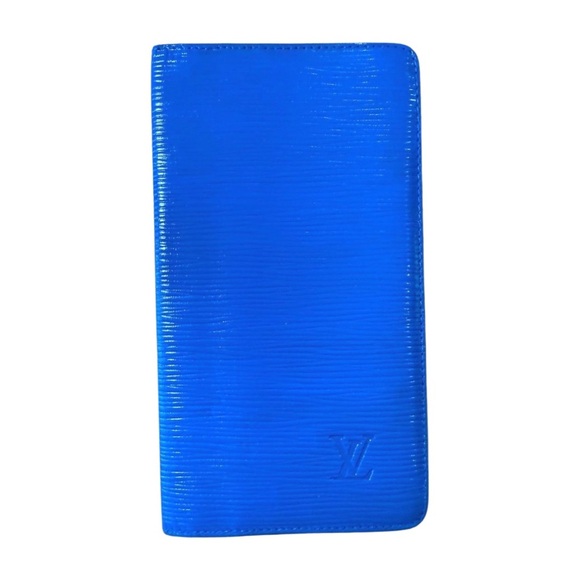 Louis Vuitton Epi Leather Wallet in Bright Blue - Picture 1 of 4